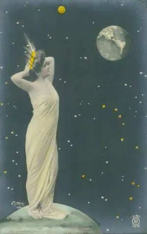 moon lunar woman